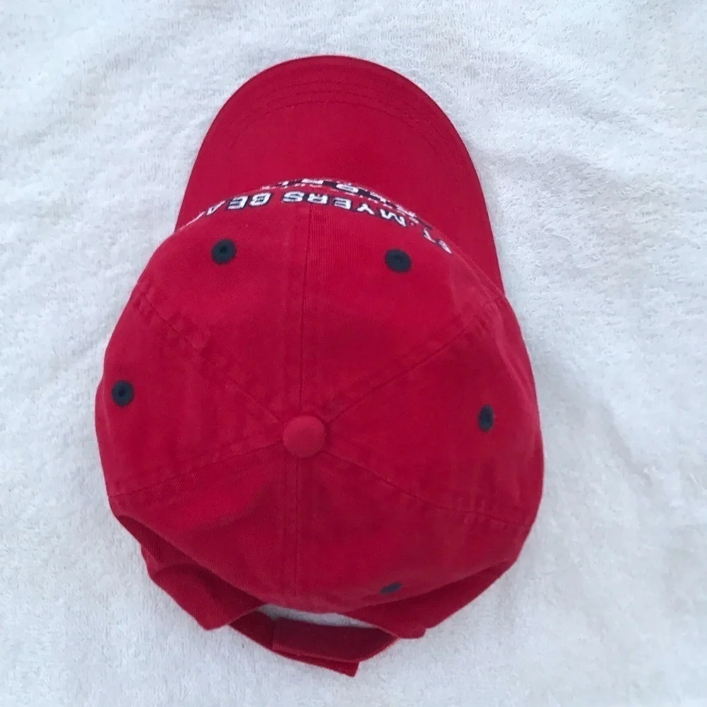 Marco Destin for Fort Meyers Beach Florida AmFlag Adjustable Red Baseball Cap